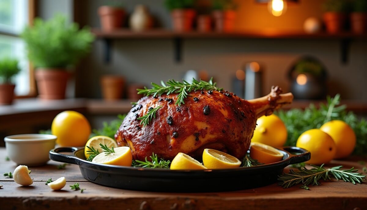 Épaule d'agneau rôtie au four : la magie de la cuisson lente pour une chair tendre et savoureuse Épaule d'agneau rôtie au four : la magie de la cuisson lente pour une chair tendre et savoureuse