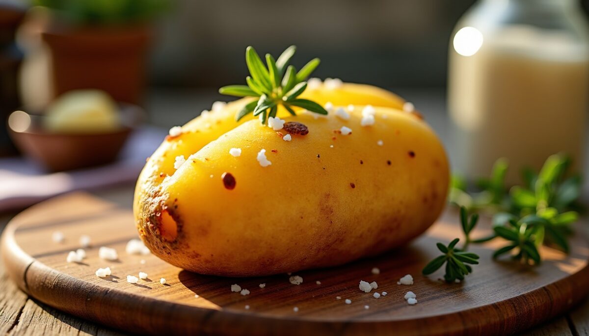 Pomme de terre au four : secrets faciles pour une peau dorée et un cœur fondant