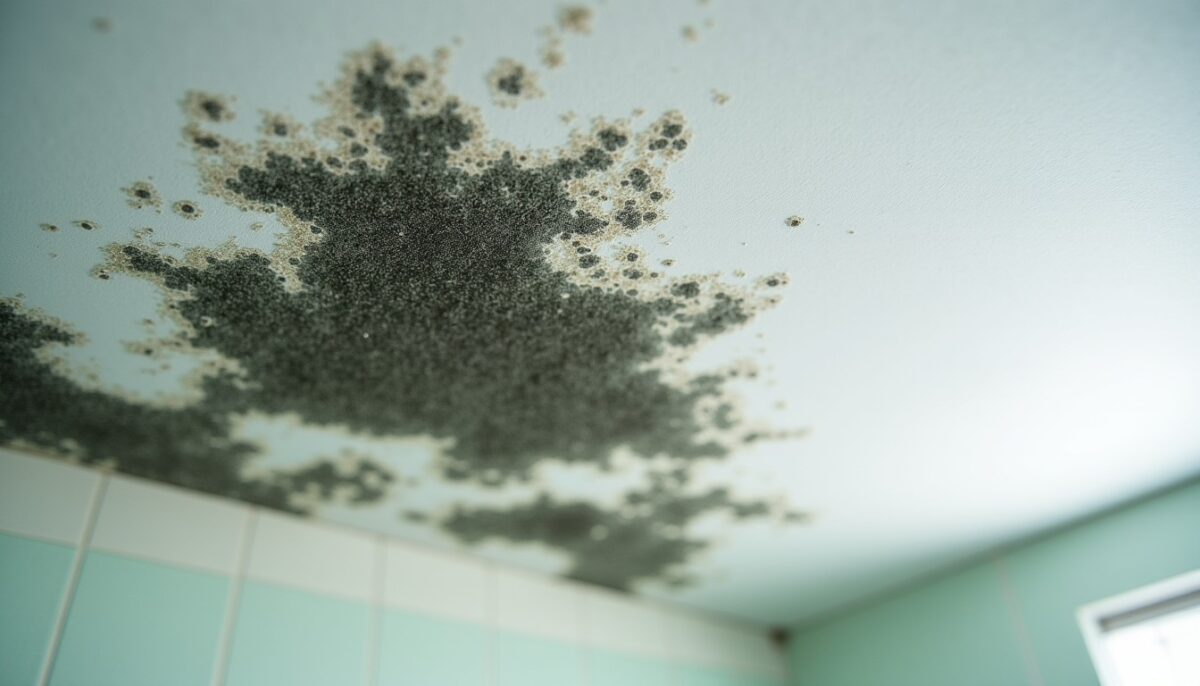 Moisissures au plafond de la salle de bain : comprendre les causes et découvrir des solutions efficaces pour s'en débarrasser