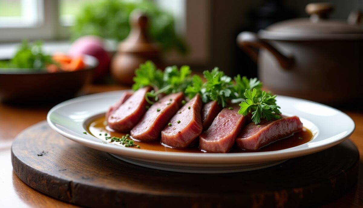 Comment réussir facilement une délicieuse langue de bœuf maison